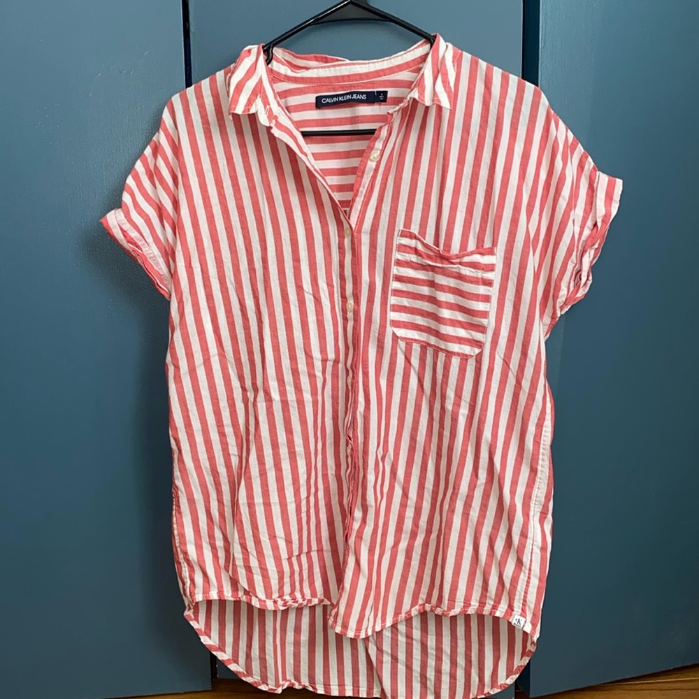 Calvin Klein cute striped Top